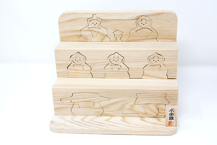 「木楽雛（三段 小）」の商品画像